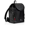 Funky – Zaino – Pelle di vitello martellata, strass e borchie – Nero Funky – Zaino – Pelle di vitello martellata, strass e borchie – Nero