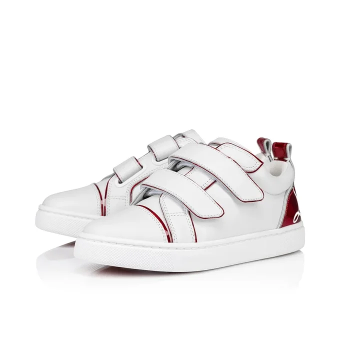Funnyto Scratch – Sneakers – Pelle di vitello e pelle di vitello verniciata Psychic – Bianco – Bambini Funnyto Scratch – Sneakers – Pelle di vitello e pelle di vitello verniciata Psychic – Bianco – Bambini
