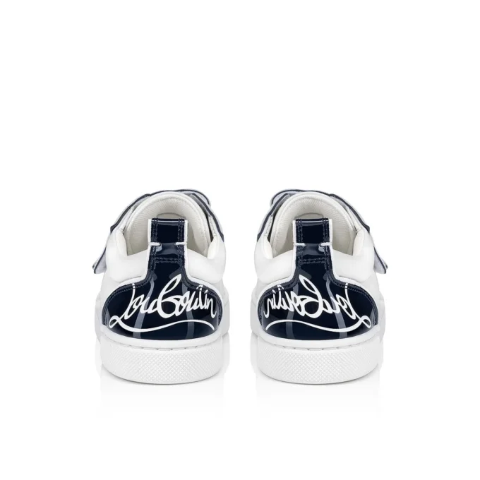 Funnyto Scratch – Sneakers – Pelle di vitello verniciata – Bianco – Bambini
