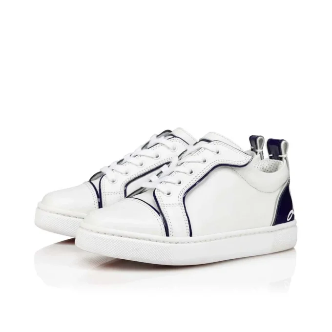 Funnyto – Sneakers basse – Pelle di vitello – Blu – Bambini Funnyto – Sneakers basse – Pelle di vitello – Blu – Bambini