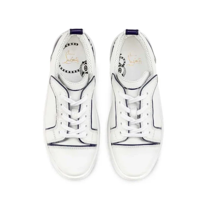 Funnyto – Sneakers basse – Pelle di vitello – Blu – Bambini Funnyto – Sneakers basse – Pelle di vitello – Blu – Bambini