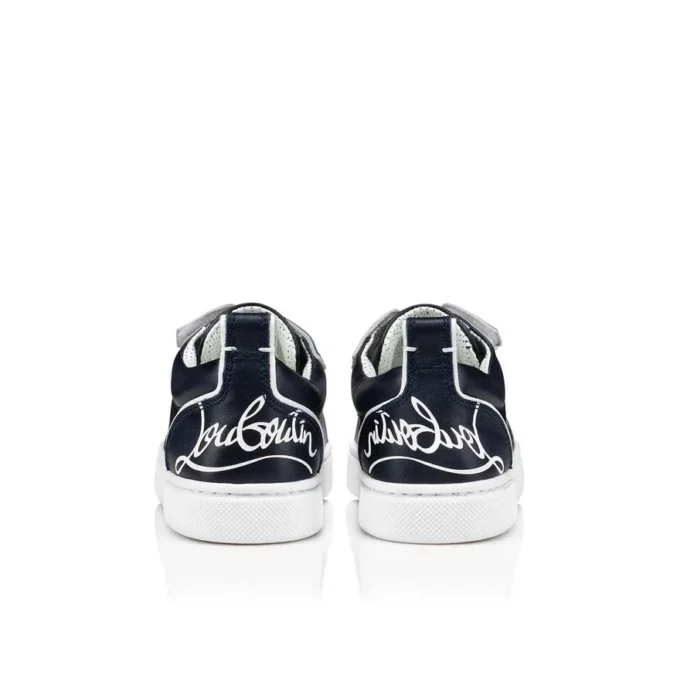 Funnyto – Sneakers basse – Pelle di vitello – Blu navy – Bambini Funnyto – Sneakers basse – Pelle di vitello – Blu navy – Bambini
