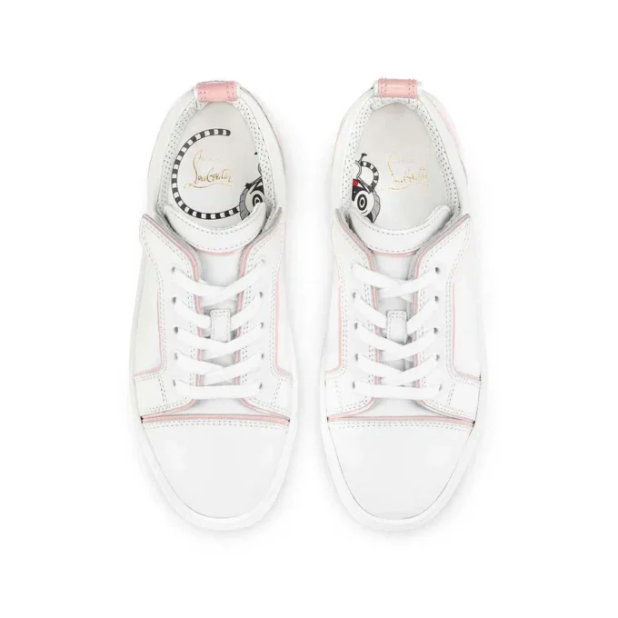 Funnyto – Sneakers basse – Pelle di vitello – Rosy – Bambini