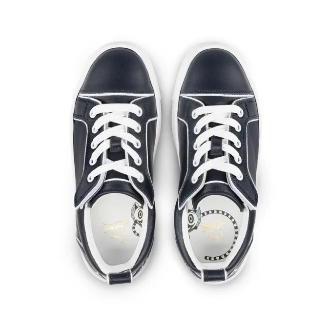 Funnyto – Sneakers – Pelle di vitello – Blu navy – Bambini Funnyto – Sneakers – Pelle di vitello – Blu navy – Bambini