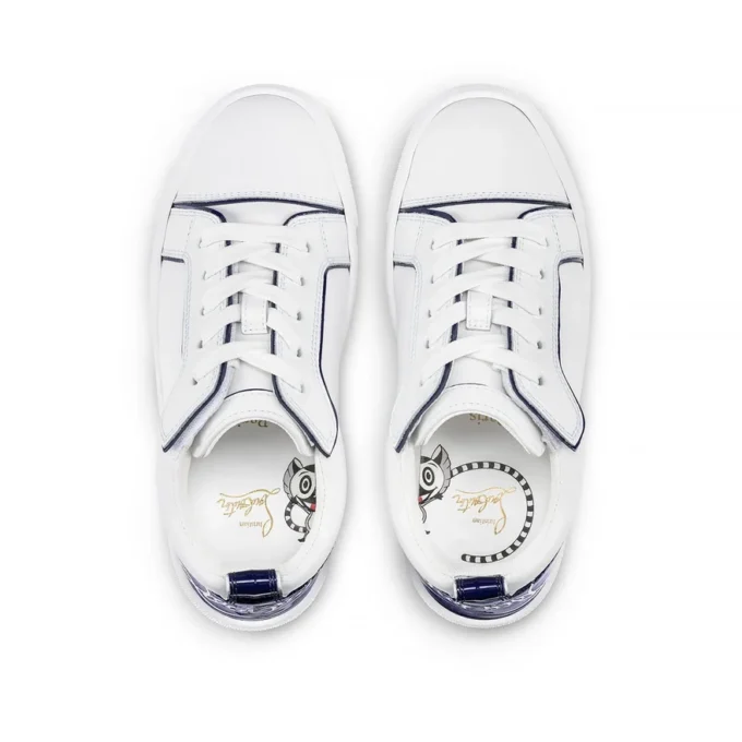 Funnyto – Sneakers – Pelle di vitello e pelle di vitello verniciata – Bianco – Bambini Funnyto – Sneakers – Pelle di vitello e pelle di vitello verniciata – Bianco – Bambini