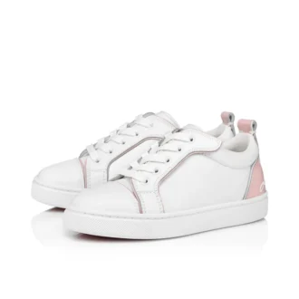 Funnyto – Sneakers – Pelle di vitello e pelle di vitello verniciata – Rosy – Bambini