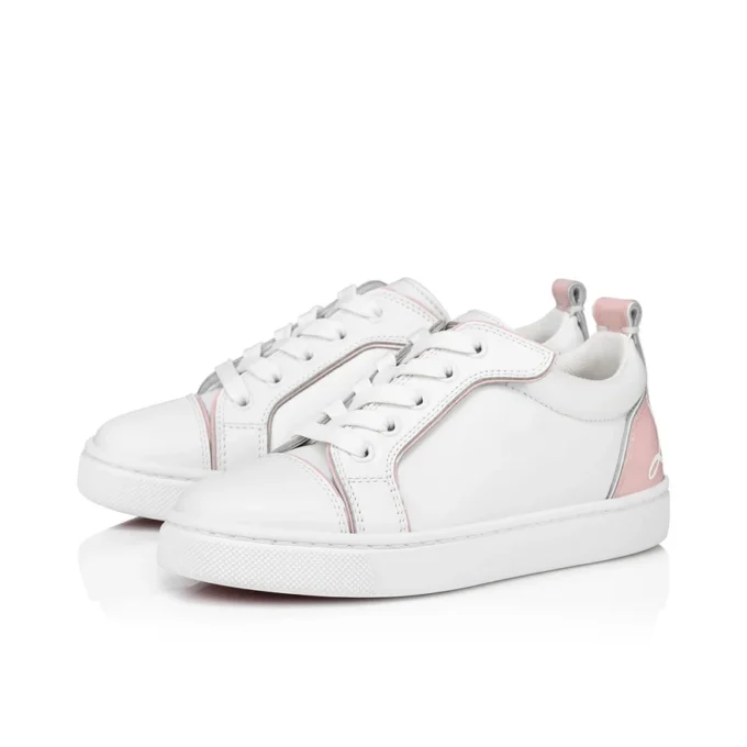 Funnyto – Sneakers – Pelle di vitello e pelle di vitello verniciata – Rosy – Bambini Funnyto – Sneakers – Pelle di vitello e pelle di vitello verniciata – Rosy – Bambini