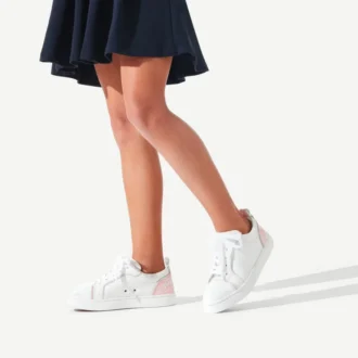 Funnyto – Sneakers – Pelle di vitello e pelle di vitello verniciata – Rosy – Bambini