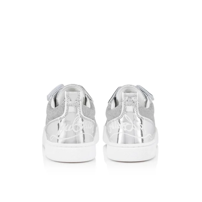 Funnyto – Sneakers – Pelle di vitello glitterata – Argento – Bambini Funnyto – Sneakers – Pelle di vitello glitterata – Argento – Bambini