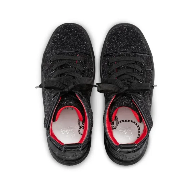 Funnytopi in camoscio nero – Scarpe – Bambini Unisex Funnytopi in camoscio nero – Scarpe – Bambini Unisex