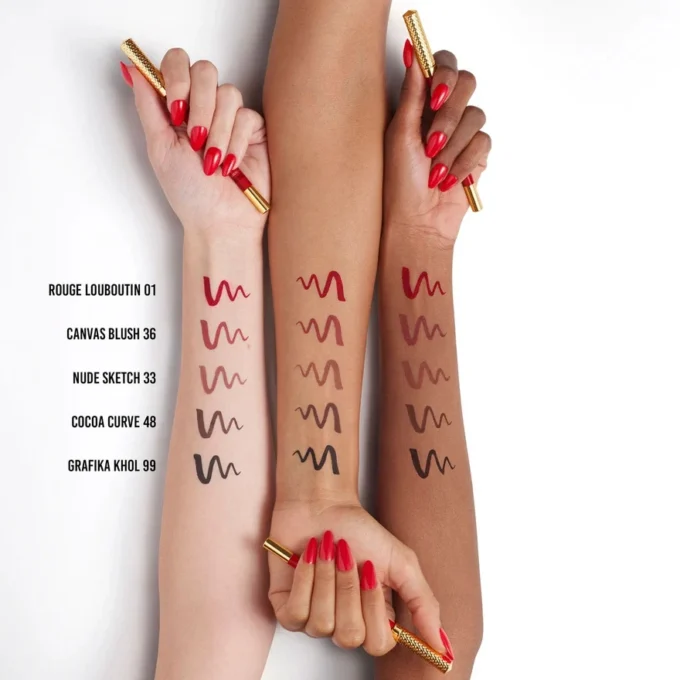 Glamliner – Eyeliner per labbra e occhi – Rouge Louboutin 01