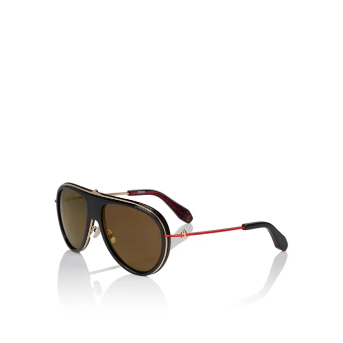 Greggo Lb0004 – Occhiali da sole – Metallo – Nero fumé