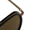 Greggo Lb0004 – Occhiali da sole – Metallo – Nero fumé