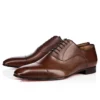 Greggo – Oxford – Pelle di vitello patinata – Havane – Uomo