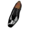 Greggo – Oxford – Pelle di vitello verniciata – Nero – Uomo