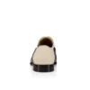 Greggory – Oxford – Pelle di vitello, trama a twill e pelle scamosciata – Bianco e marrone – Uomo