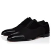 Greggory – Scarpe Oxford – Pelle di vitello, twill di cotone e velluto di vitello – Nero – Uomo Greggory – Scarpe Oxford – Pelle di vitello, twill di cotone e velluto di vitello – Nero – Uomo