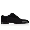 Greggory – Scarpe Oxford – Pelle di vitello, twill di cotone e velluto di vitello – Nero – Uomo Greggory – Scarpe Oxford – Pelle di vitello, twill di cotone e velluto di vitello – Nero – Uomo