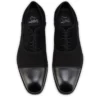 Greggory – Scarpe Oxford – Pelle di vitello, twill di cotone e velluto di vitello – Nero – Uomo Greggory – Scarpe Oxford – Pelle di vitello, twill di cotone e velluto di vitello – Nero – Uomo