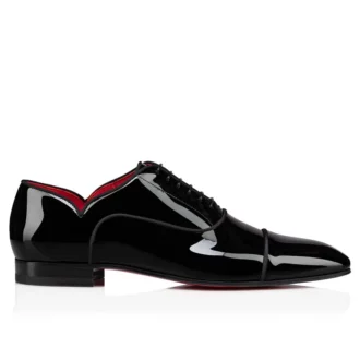 Greggy Chick – Scarpe stringate – Vitello verniciato – Nero – Uomo Greggy Chick – Scarpe stringate – Vitello verniciato – Nero – Uomo