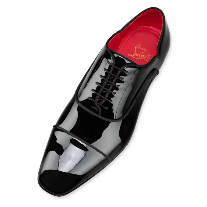 Greggy Chick – Scarpe stringate – Vitello verniciato – Nero – Uomo Greggy Chick – Scarpe stringate – Vitello verniciato – Nero – Uomo