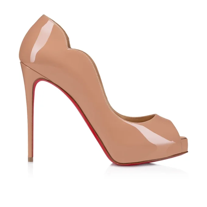 Hot Chick Alta – Décolleté open-toe da 120 mm – Pelle di vitello verniciata – Blush – Donna Hot Chick Alta – Décolleté open-toe da 120 mm – Pelle di vitello verniciata – Blush – Donna
