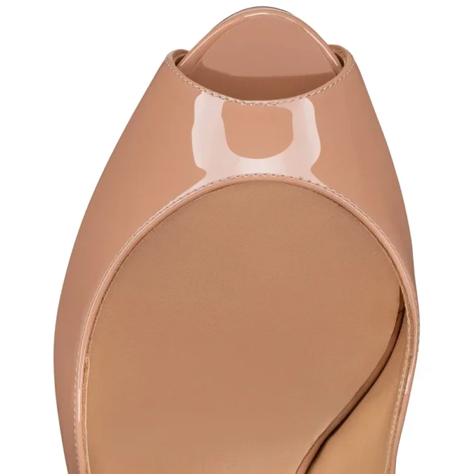 Hot Chick Alta – Décolleté open-toe da 120 mm – Pelle di vitello verniciata – Blush – Donna Hot Chick Alta – Décolleté open-toe da 120 mm – Pelle di vitello verniciata – Blush – Donna