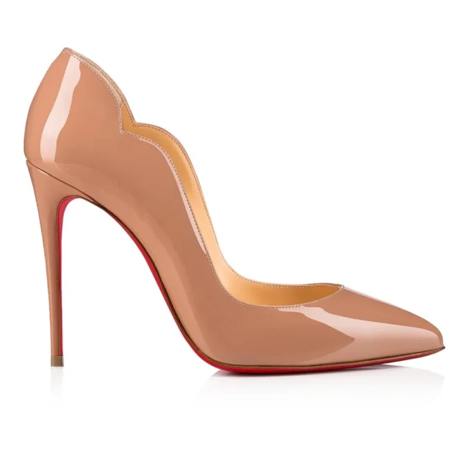 Hot Chick – Décolleté 100 mm – Pelle di vitello verniciata – Blush – Donna