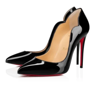 Hot Chick – Décolleté 100 mm – Pelle di vitello verniciata – Nero – Donna Hot Chick – Décolleté 100 mm – Pelle di vitello verniciata – Nero – Donna