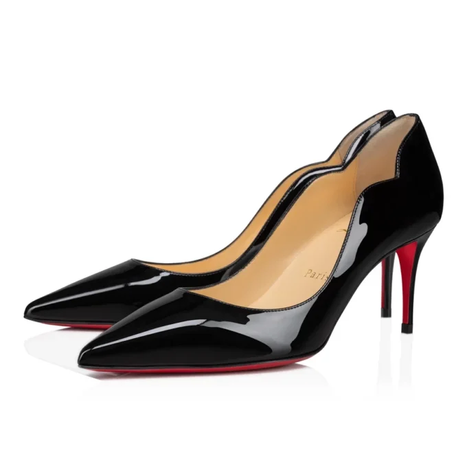 Hot Chick – Décolleté 70 mm – Pelle di vitello verniciata – Nero – Donna Hot Chick – Décolleté 70 mm – Pelle di vitello verniciata – Nero – Donna