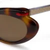Hot Chick Lb0010 – Occhiali da sole – Acetato – Havana scuro Hot Chick Lb0010 – Occhiali da sole – Acetato – Havana scuro