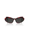 Hot Chick Lb0010 – Occhiali da sole – Acetato – Rosso Havana