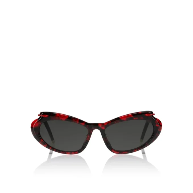 Hot Chick Lb0010 – Occhiali da sole – Acetato – Rosso Havana