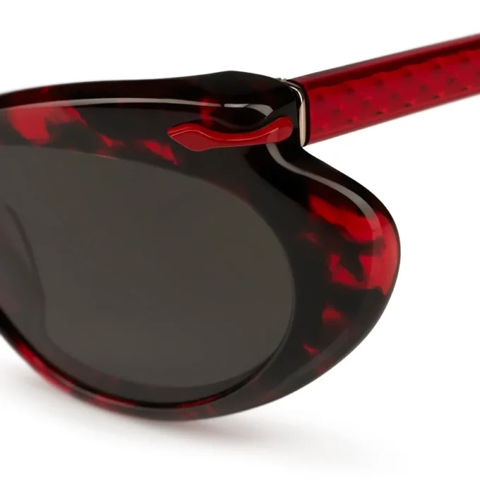 Hot Chick Lb0010 – Occhiali da sole – Acetato – Rosso Havana