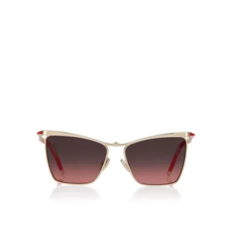 Hot Chick Lb0020 – Occhiali da sole – Metallo – Oro fumé