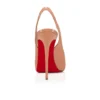 Hot Chick Sling Alta – Décolleté con cinturino posteriore da 120 mm – Pelle di vitello verniciata – Blush – Donna