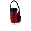 Hot Chick Sling Alta – Décolleté con cinturino posteriore da 120 mm – Pelle di vitello verniciata – Nero – Donna