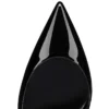 Hot Chick Sling – Décolleté con cinturino posteriore da 100 mm – Pelle di vitello verniciata – Nero – Donna