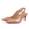 Hot Chick Sling – Décolleté con cinturino posteriore da 70 mm – Pelle di vitello verniciata – Blush – Donna