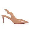 Hot Chick Sling – Décolleté con cinturino posteriore da 70 mm – Pelle di vitello verniciata – Blush – Donna