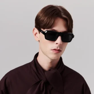 I nostri Georges Lb0027 – Occhiali da sole – Acetato – Nero lucido