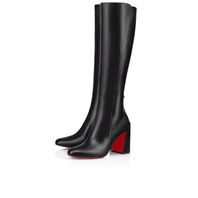 Jane Botta – Stivali da 85 mm – Pelle di vitello e pelle nappa – Nero – Donna Jane Botta – Stivali da 85 mm – Pelle di vitello e pelle nappa – Nero – Donna