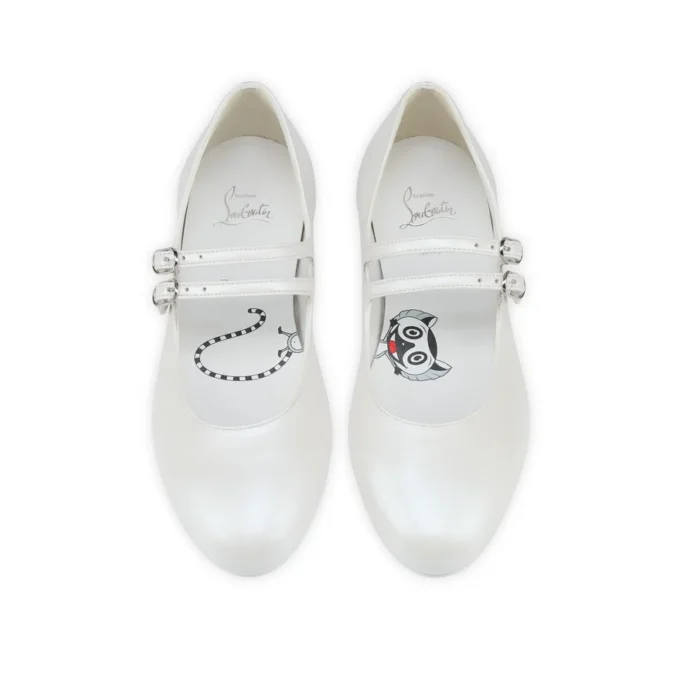 Jane Fille – Ballerine – Pelle nappa perlata – Bianco – Bambini Jane Fille – Ballerine – Pelle nappa perlata – Bianco – Bambini