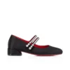 Jane Fille – Ballerine – Raso crepe – Nero – Bambini Jane Fille – Ballerine – Raso crepe – Nero – Bambini