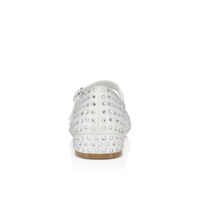 Jane Fille Strass Boum – Ballerine – Raso crepe e strass – Avorio – Bambini Jane Fille Strass Boum – Ballerine – Raso crepe e strass – Avorio – Bambini