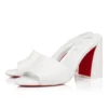 Jane Mule – Mules 85 mm – Pelle di agnello nappa – Bianco – Donna Jane Mule – Mules 85 mm – Pelle di agnello nappa – Bianco – Donna