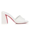 Jane Mule – Mules 85 mm – Pelle di agnello nappa – Bianco – Donna Jane Mule – Mules 85 mm – Pelle di agnello nappa – Bianco – Donna