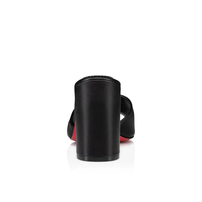 Jane Mule – Mules 85 mm – Pelle di agnello nappa – Nero – Donna Jane Mule – Mules 85 mm – Pelle di agnello nappa – Nero – Donna
