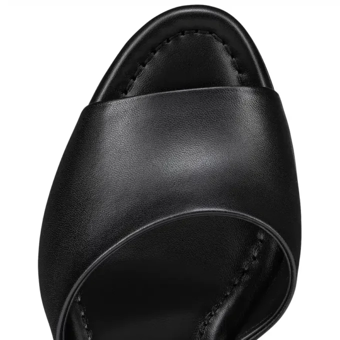 Jane Mule – Mules 85 mm – Pelle di agnello nappa – Nero – Donna Jane Mule – Mules 85 mm – Pelle di agnello nappa – Nero – Donna