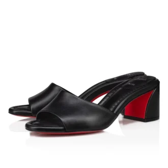 Jane Mule – Mules da 55 mm – Pelle di agnello nappa – Nero – Donna Jane Mule – Mules da 55 mm – Pelle di agnello nappa – Nero – Donna